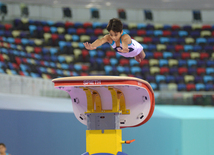 Kişi idman gimnastikası üzrə 22-ci Bakı Çempionatı və Birinciliyi. Bakı, Azərbaycan, 02 oktyabr 2015